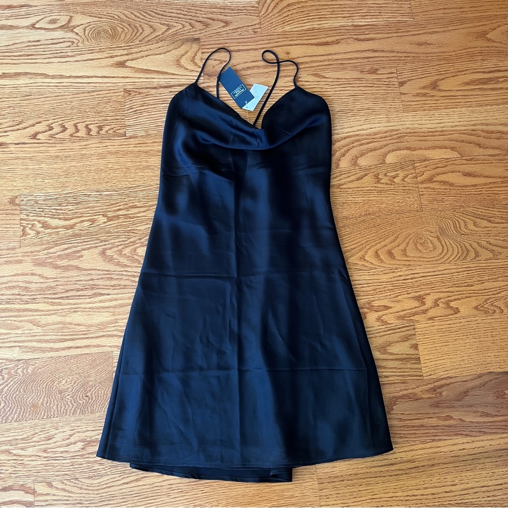 Abercrombie Satin Mini Slip Dress